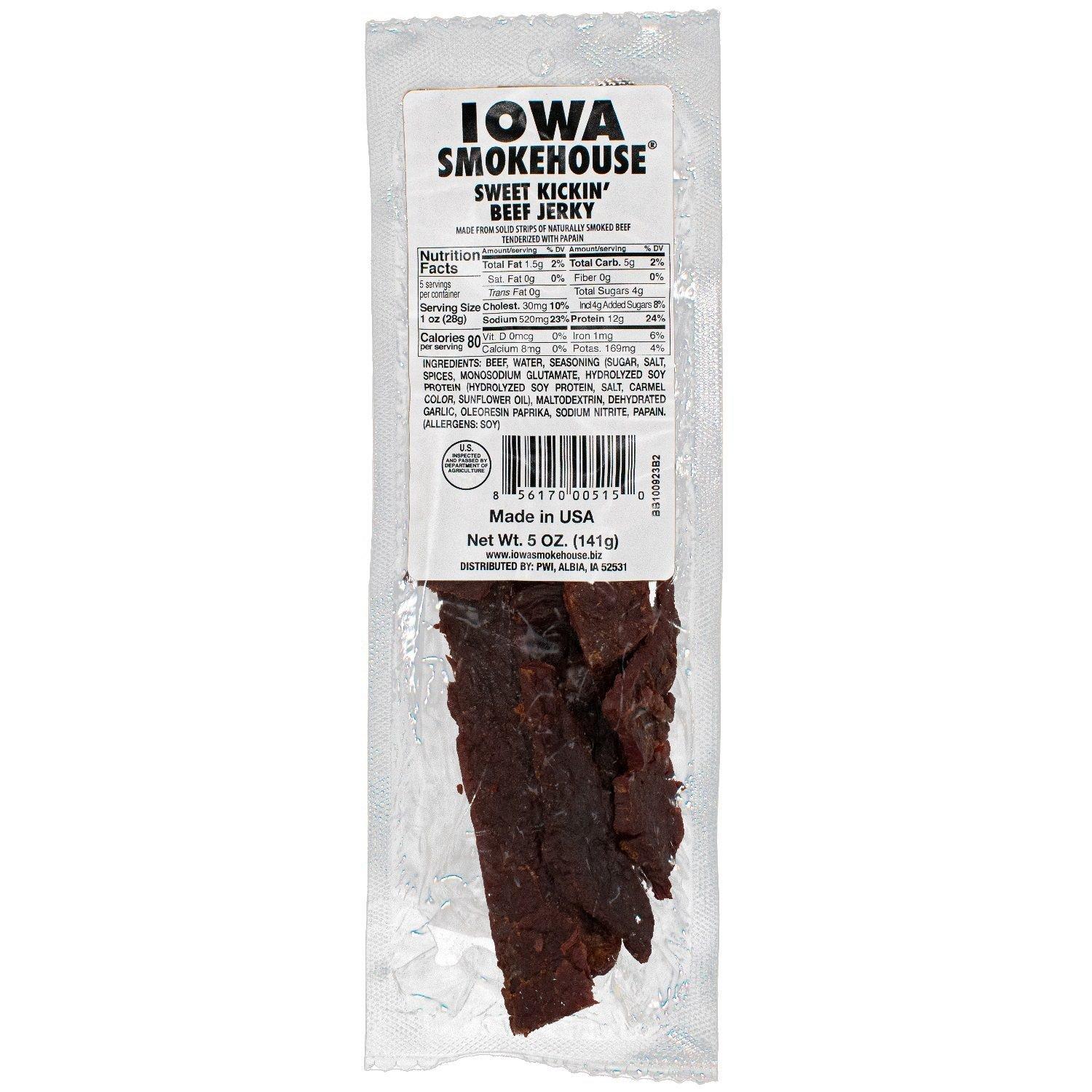 Iowa Smokehouse Beef 5 oz Jerky - Iowa Smokehouse