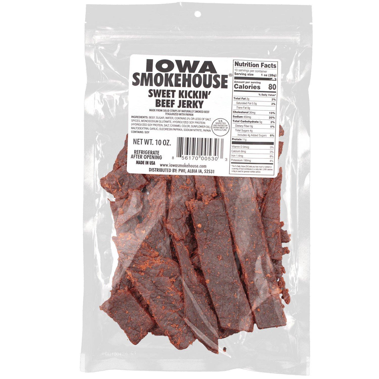 Iowa Smokehouse 10 Oz. Beef Jerky - Iowa Smokehouse