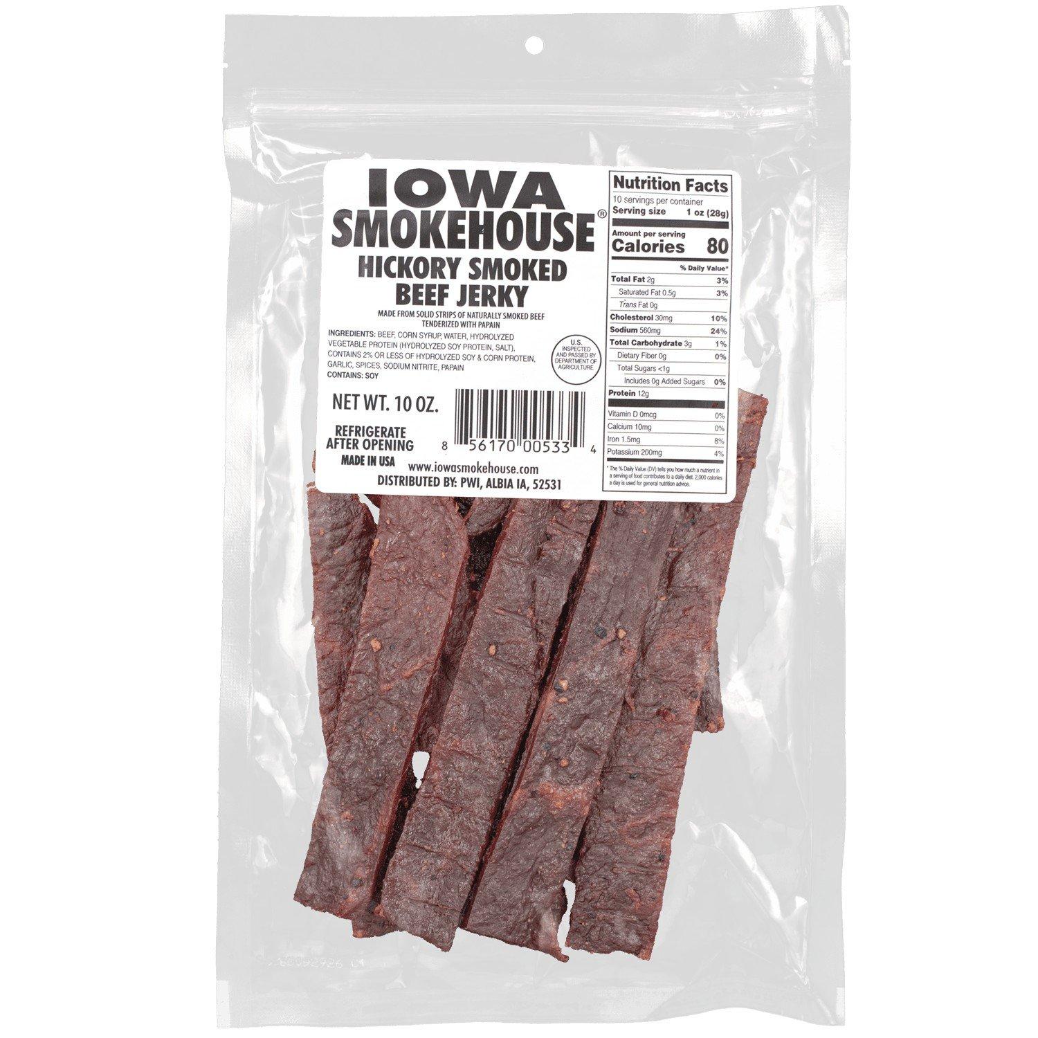Iowa Smokehouse 10 Oz. Beef Jerky - Iowa Smokehouse