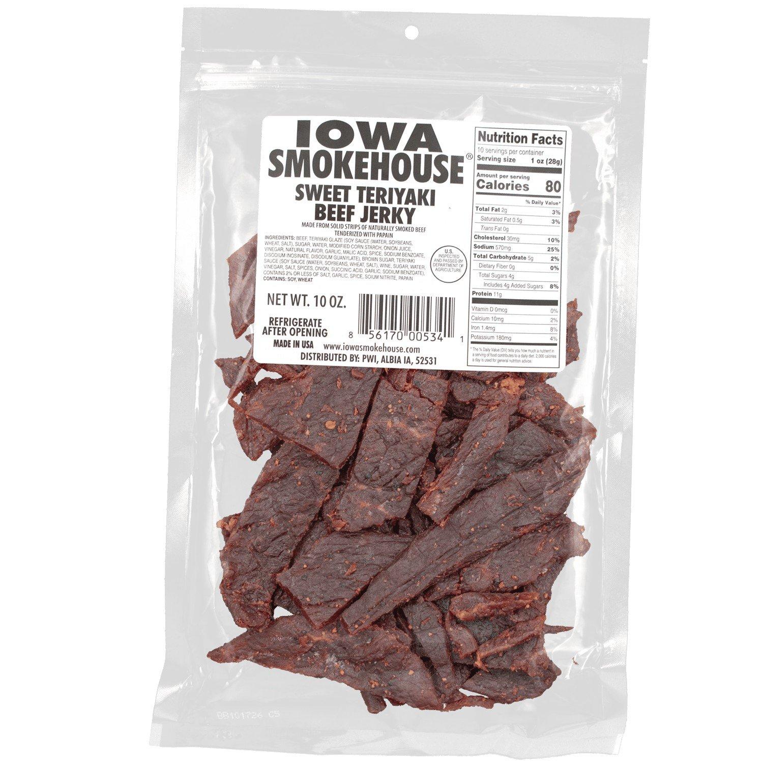 Iowa Smokehouse 10 Oz. Beef Jerky - Iowa Smokehouse