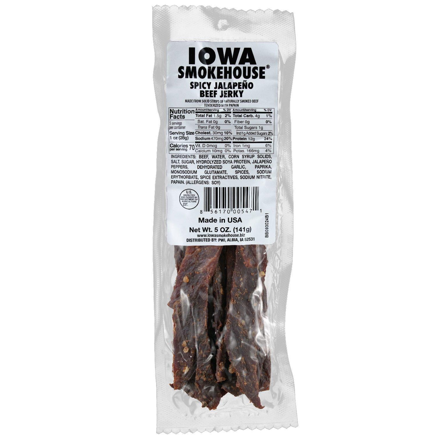 Iowa Smokehouse Beef 5 oz Jerky - Iowa Smokehouse