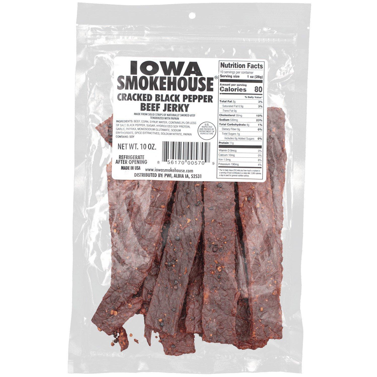 Iowa Smokehouse 10 Oz. Beef Jerky - Iowa Smokehouse