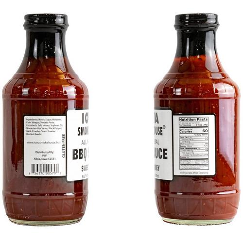 Iowa Smokehouse Sweet Honey BBQ Sauce - Primary Image