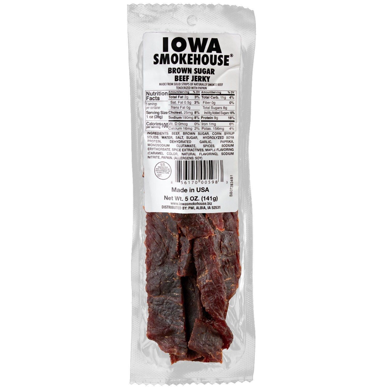 Iowa Smokehouse Beef 5 oz Jerky - Iowa Smokehouse