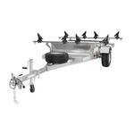 Malone MegaSport 2 Kayak Trailer Pkg (Spare Tire, 2 Sets Saddle Up Pro, Storage Basket & Drawer) - Thumbnail 1 of 5