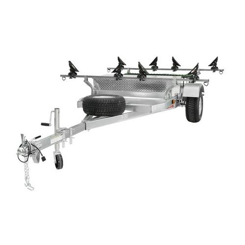 Malone MegaSport 2 Kayak Trailer Pkg (Spare Tire, 2 Sets Saddle Up Pro, Storage Basket & Drawer) - Primary Image