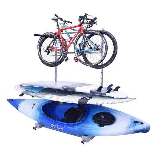 Malone FS Rack Floor Based Storage System 3 Bike, 2 SUP, 1 Kayak Storage Rack - Primary Image