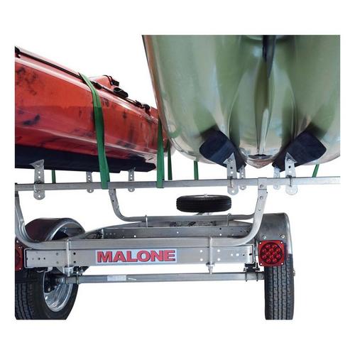 Malone MicroSport 2 Kayak Trailer Package (2 Sets Bunks, Spare Tire) - Primary Image