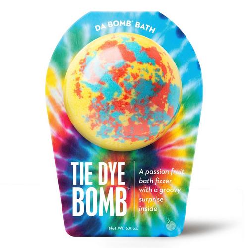 Da Bomb Tie Dye Yellow Bath Bomb - Primary Image