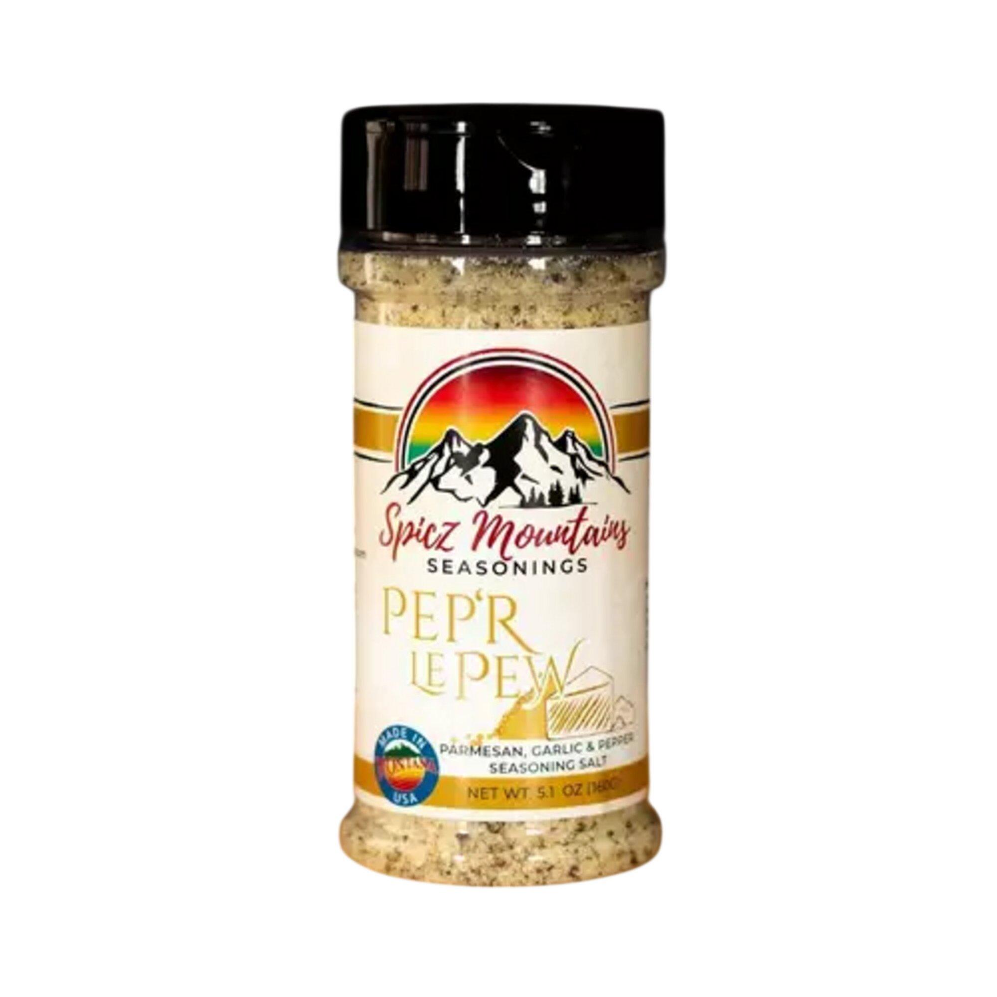 SpicZ Mountains Pep'R Le Pew Seasoning Salt - SpicZ Mountains Seasoning