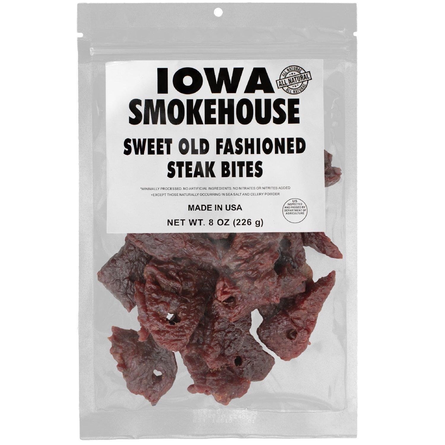 Iowa Smokehouse Sweet Old Fashioned 8 Oz Steak Bites - Iowa Smokehouse