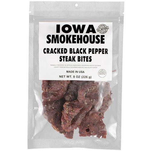 Iowa Smokehouse Steak Bites-Cracked Black Pepper 8oz - Primary Image