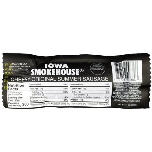 Iowa Smokehouse Cheesy Summer Sausage - Primary Image