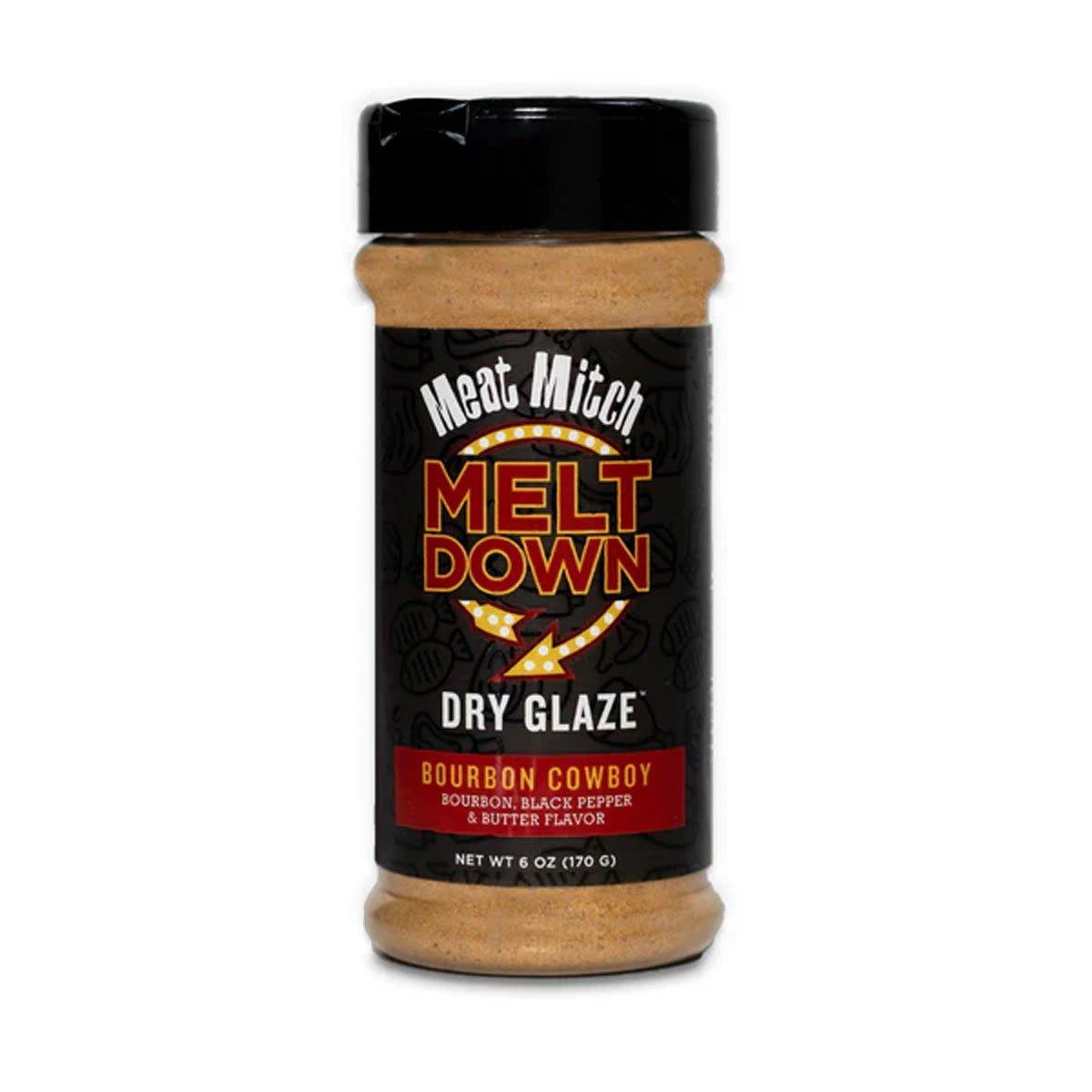 Meat Mitch Meltdown Bourbon Cowboy Dry Glaze - 6 oz - Meat Mitch