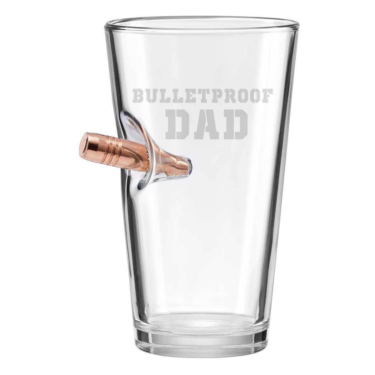 BenShot Bulletproof Dad 16oz Pint Glass - BenShot