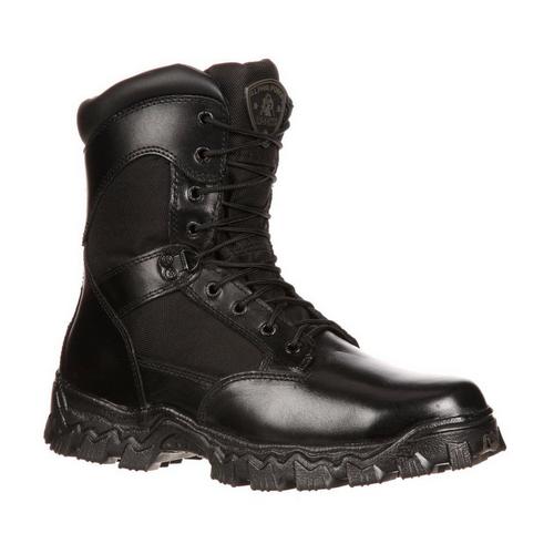 Men's Rocky Alpha Force Side Zip 8" Waterproof Work Boots - Primary Image
