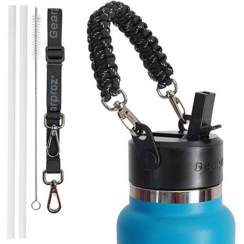 Gearproz HydroCord Straw Lid and Paracord Handle Wide Mouth - Primary Image