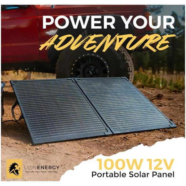 Kms, Inc Lion Energy 100W 12C Portable Solar Panel