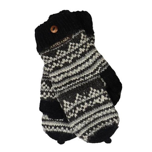 Women's ARTESANIA INC Alpaca Jacquard Flip Mittens - Primary Image
