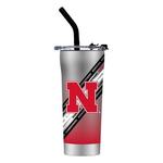 Gametime Sidekicks Nebraska Cornhuskers 20oz. Straw Tumbler - Thumbnail 1 of 3