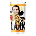 Gametime Sidekicks Iowa Hawkeyes Caitlin Clark 16oz 2 Pack Glass Tumblers - Thumbnail 1 of 2
