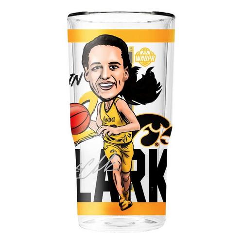 Gametime Sidekicks Iowa Hawkeyes Caitlin Clark 16oz 2 Pack Glass Tumblers - Primary Image