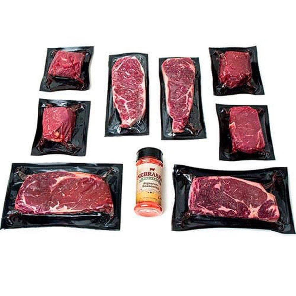 Nebraska Star Beef Premium Angus Steak Sampler - Nebraska Star Beef