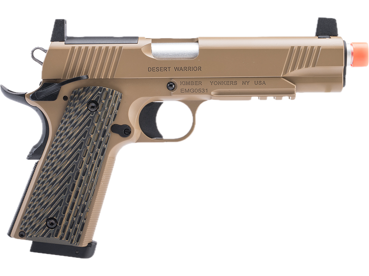 1911 Desert Warrior 6mm Airsoft Pistol - Kimber