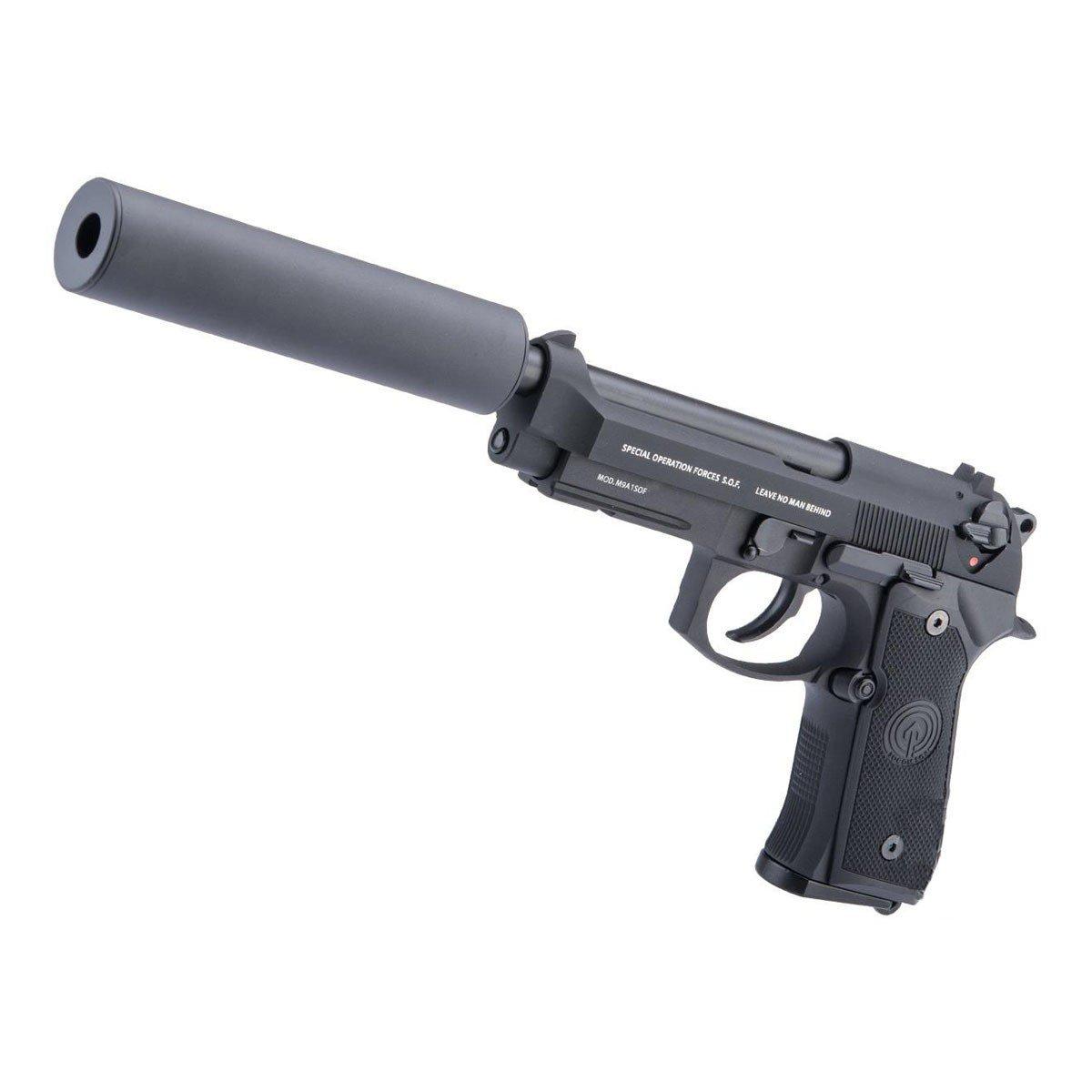 Socom Gear WE M9A1 SOF Gas Blowback Airsoft Pistol - Socom Gear