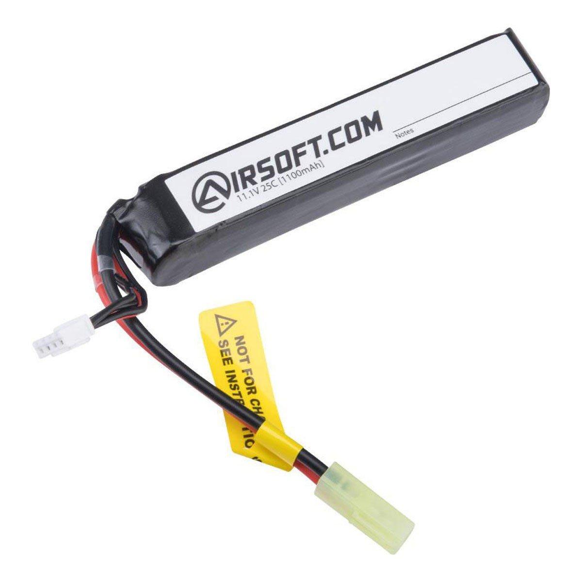 Soft Air High Performance 11.1v / 1100mAh / Small Tamiya Battery - Soft Air USA