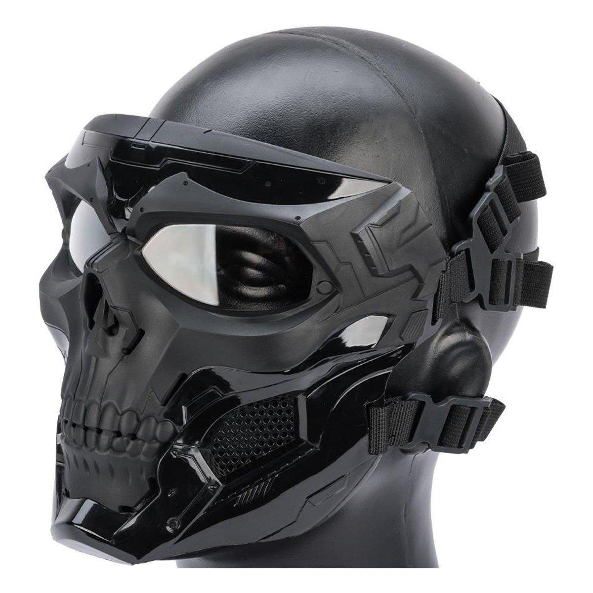 Matrix Skull Messenger Face Mask - Matrix