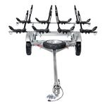 Malone MicroSport 4 Kayak Trailer Package (4 Sets FoldAway-J, Spare Tire) - Thumbnail 1 of 7