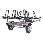 Malone MicroSport 4 Kayak Trailer Package (4 Sets FoldAway-J, Spare Tire) - Thumbnail 2 of 7