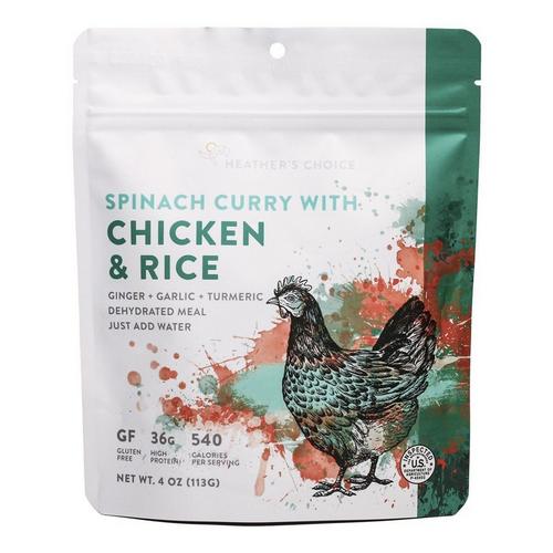 Heather's Choice Spinach Curry With Chicken & Rice - Primary Image
