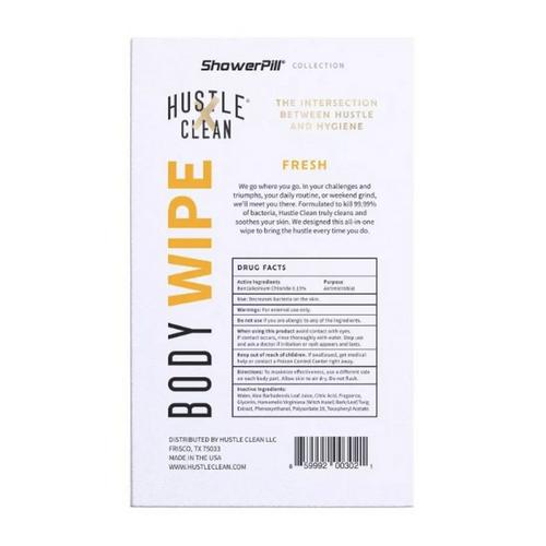 Hustle 10-Pack Clean Body Wipes - Primary Image