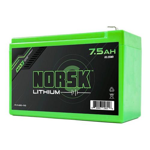 Norsk Lithium 7.5AH Lithium Ion Battery - Primary Image