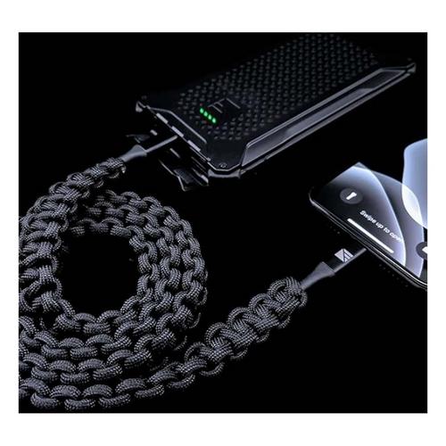 Dark Energy Lightning to C Paracord Cable