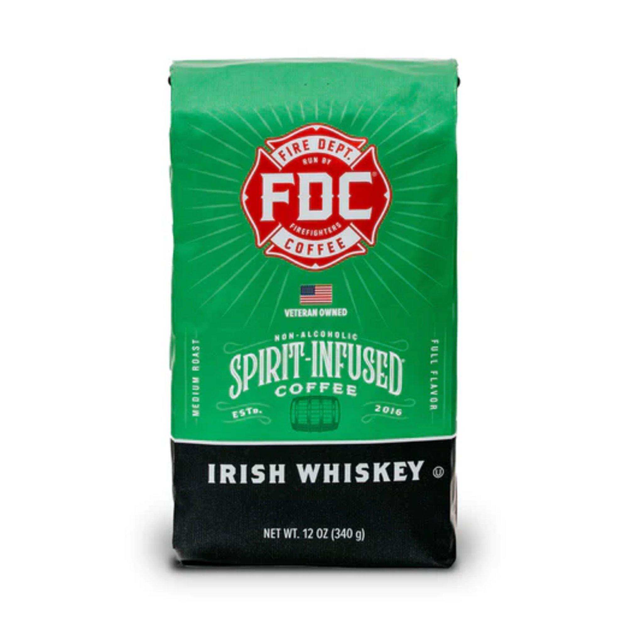 Fire Department Coffee Irish Whiskey Infused 12 oz. Ground Coffee - Fire Department Coffee
