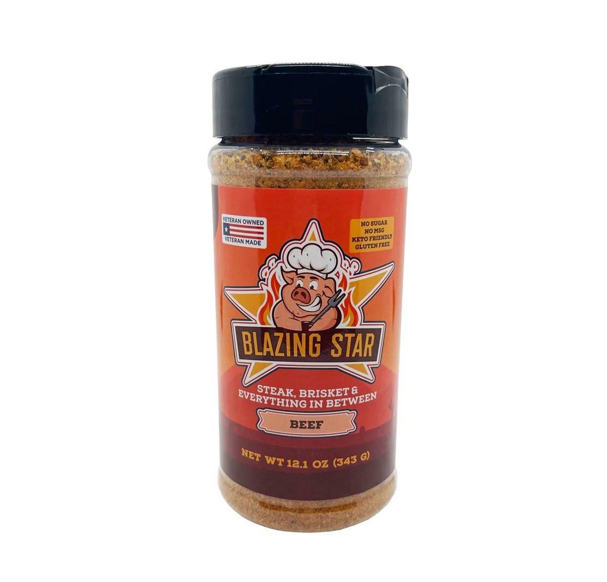 Blazing Star BBQ Beef Rub & Seasoning 12.1 oz - Blazing Star BBQ