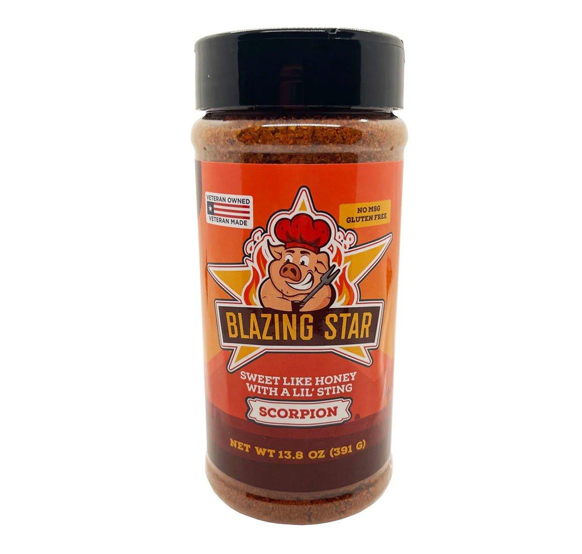 Blazing Star BBQ Scorpion Rub & Seasoning 13.8 oz - Blazing Star BBQ