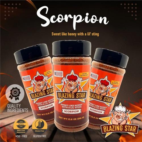 Blazing Star BBQ Scorpion Rub & Seasoning 13.8 oz - Primary Image
