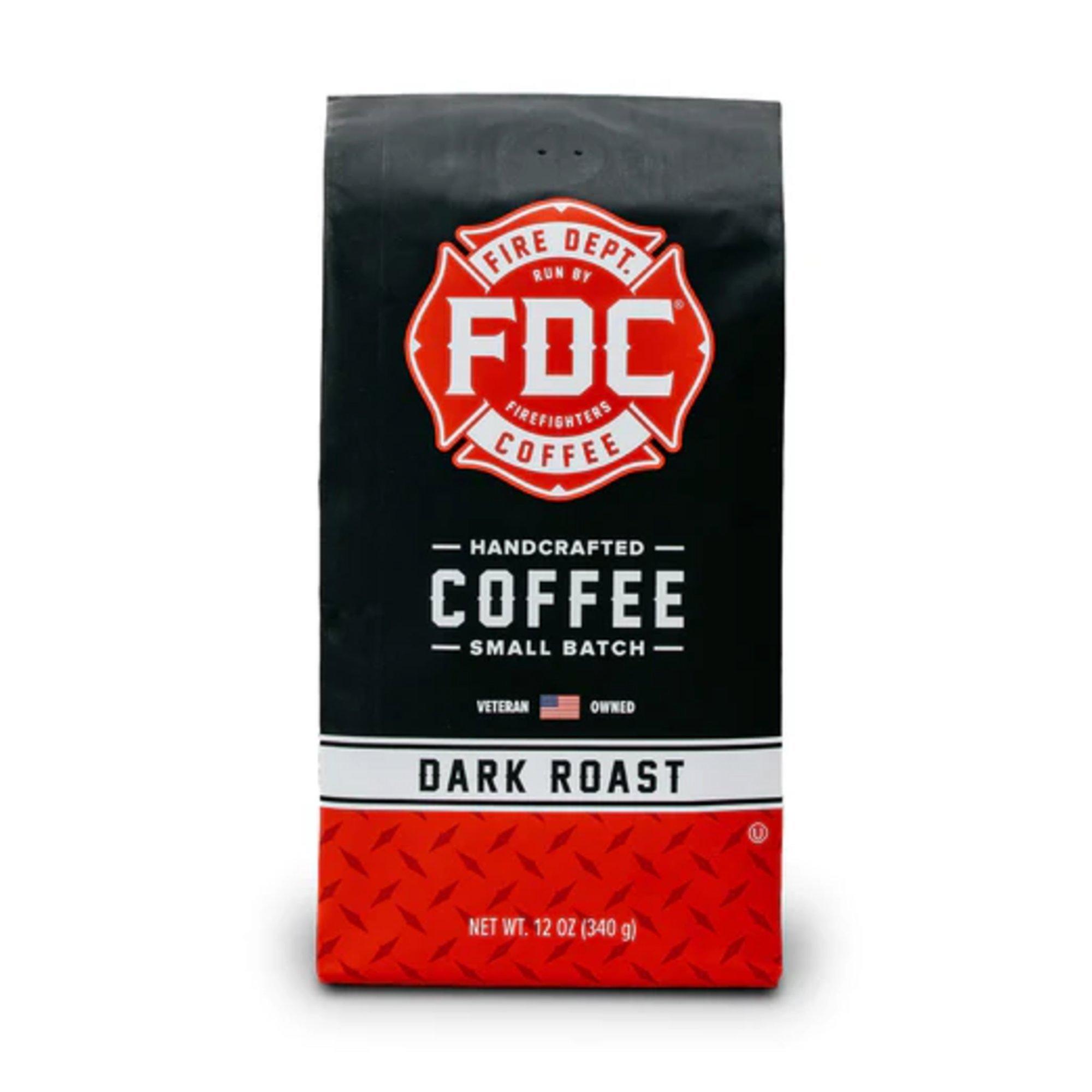 Fire Department Coffee Dark Roast 12 oz. Ground Coffee - Fire Department Coffee