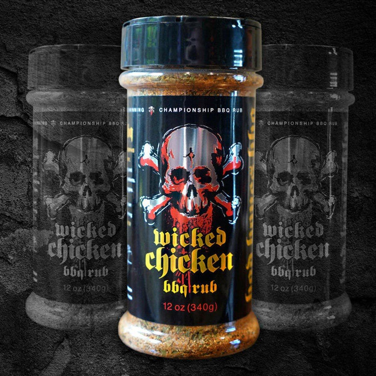 BAD BONES BBQ Wicked Chicken BBQ Rub - 12 oz - BAD BONES BBQ