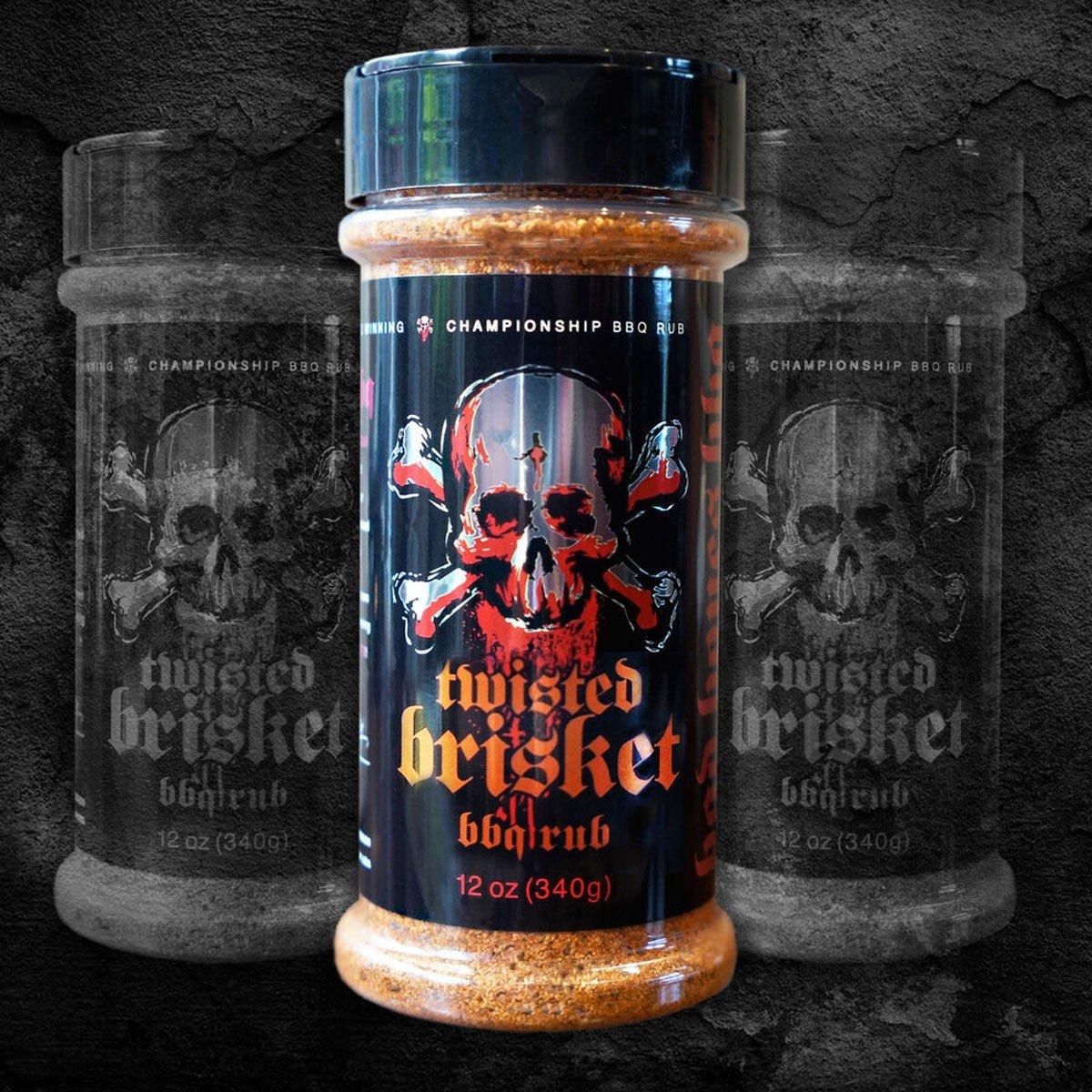 BAD BONES BBQ Twisted Brisket BBQ Rub - 12 oz - BAD BONES BBQ