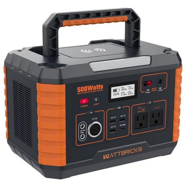 Wattbricks 500 Watt Portable Power Station