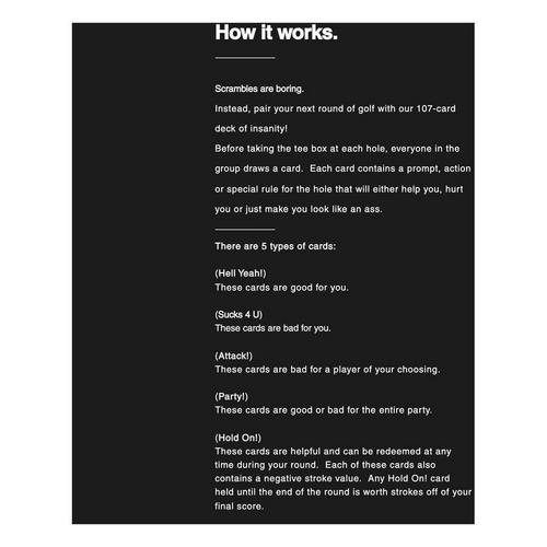 Bad Cards Fore Good Golfers - Primary Image