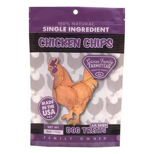 Gaines Family Farmstead Air Dried Chicken Tendon Chips Dog Treats - Primary Image