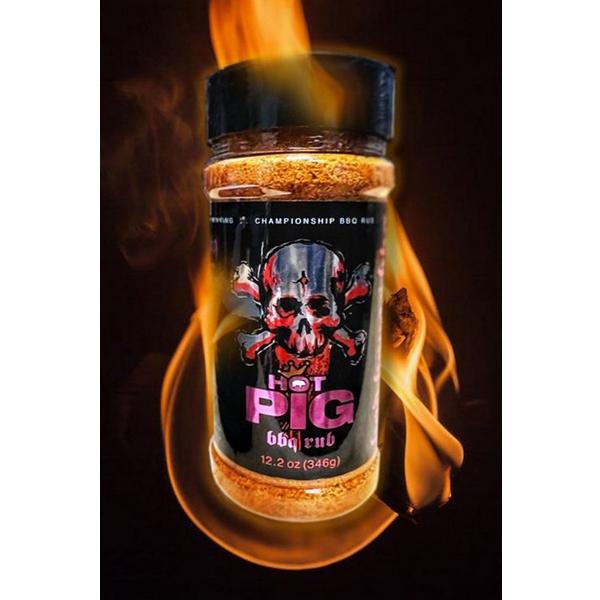 BAD BONES BBQ Hot Pig BBQ Rub - 12 oz