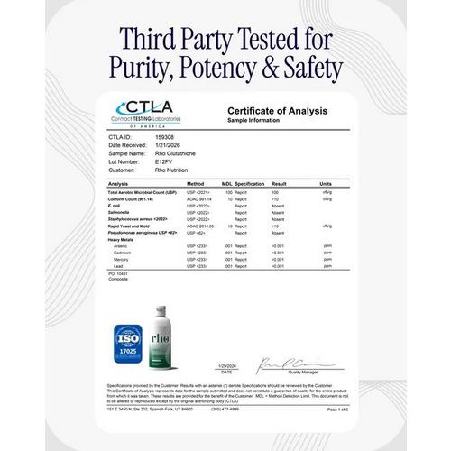 rho nutrition liposomal glutathione dosage 5 Best Supplements in 2026 how to take rho glutathione