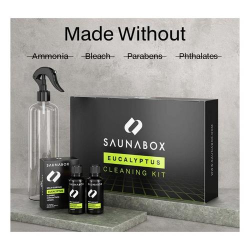 SaunaBox All-Natural Sauna Cleaning Kit - Primary Image